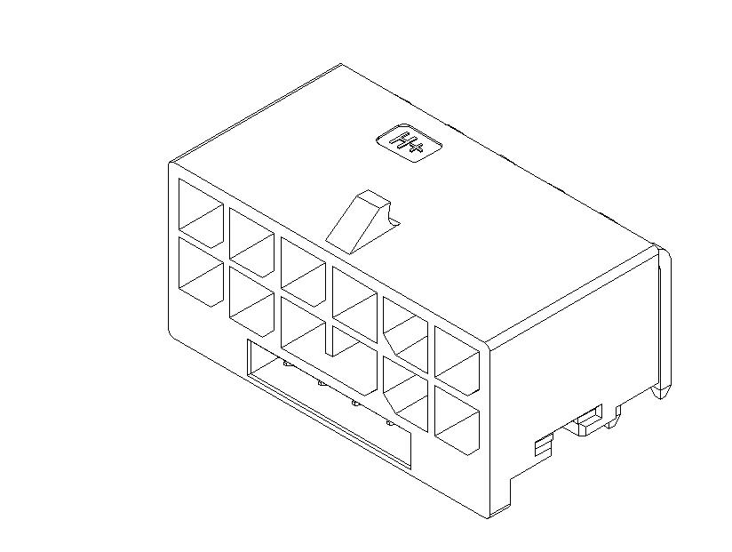 3.00 12+4P PCIe 90度Wafer