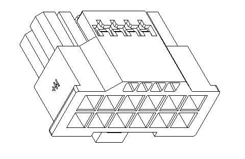 3.00 12+4P PCIe Housing